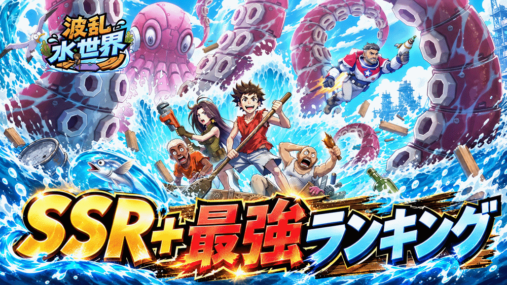 【波乱水世界】リセマラ当たり最強SSR＋キャラおすすめランキング