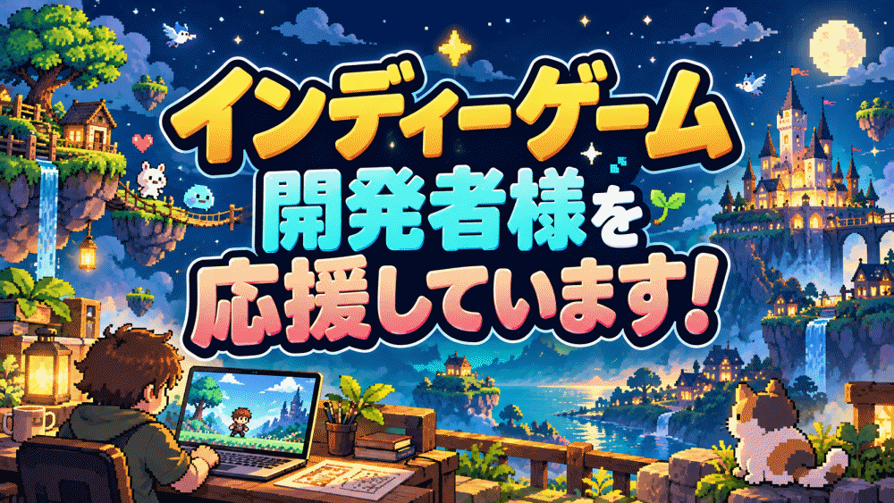 インディーゲーム開発者様へ｜ゲーム紹介・レビュー記事の掲載相談